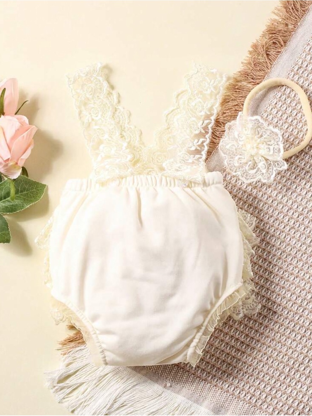 Baby Prop Sets with Matching Headbands-including swing prop - Picture 4 of 10